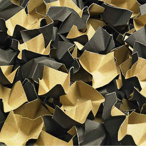 DECOFILL dekorative Papier-Verpackungschips Polsterchips schwarz 400 Liter